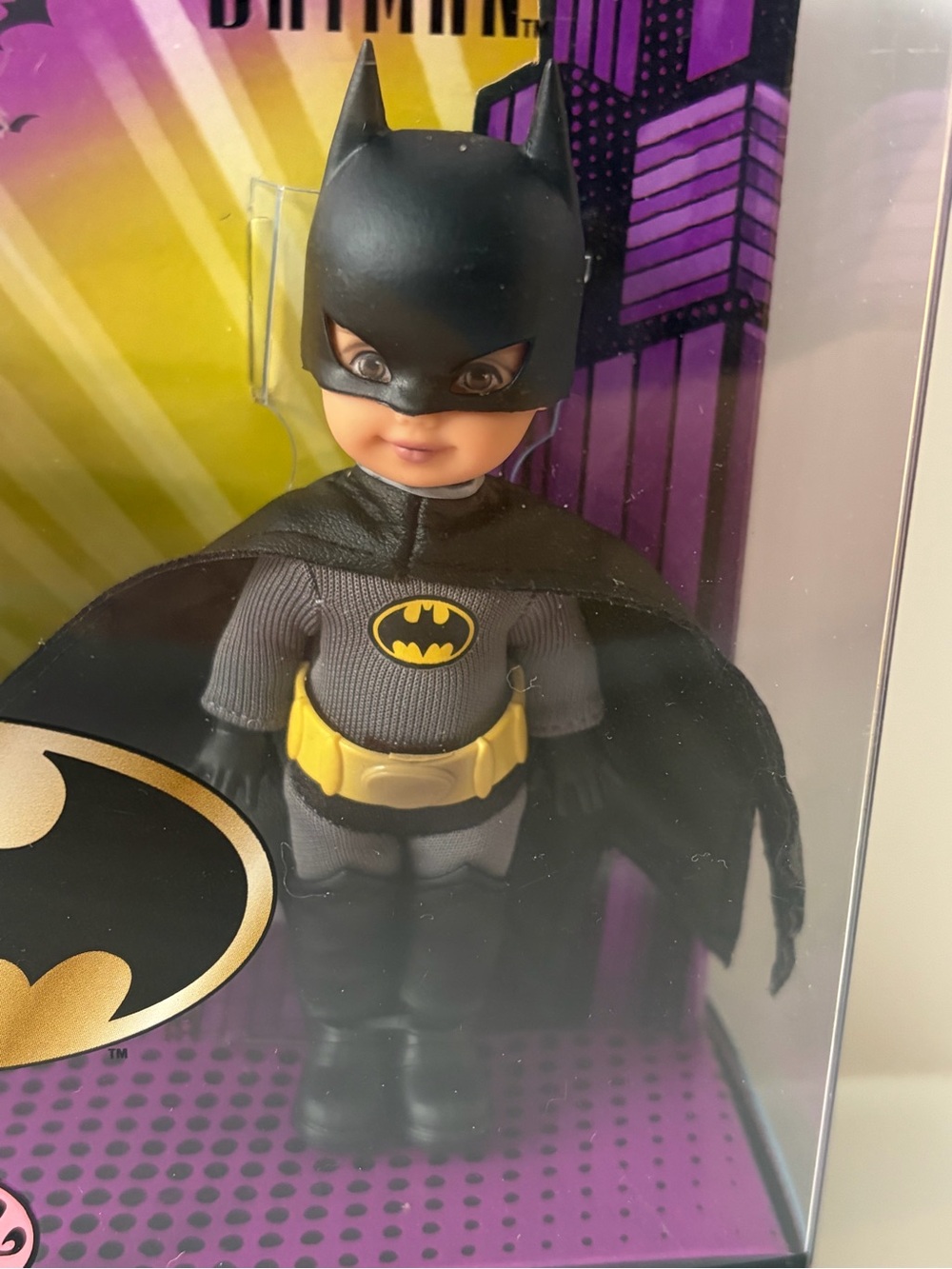 Barbie Kelly Catwoman & Tommy Batman DC Comics Pink Label Doll Set - Picture 3 of 10